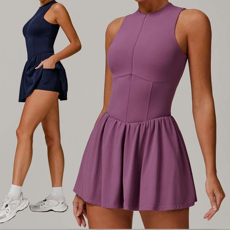 A-Line Hem Tennis Skirt Factory - OEM Customizable Wholesale Cloud-Feeling Anti-Exposure Bottom