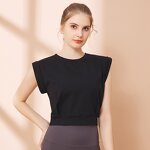 Workout Vest Factory - OEM Women's Comfortable Plus Size Sleeveless Navel Cut