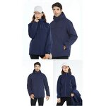 2-Part Winter Jacket Factory - OEM Sporty Men's Lightweight Detachable Heated Leather