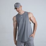 Men's Running Vest Manufacturer - OEM Wholesale Quick-Drying Gym Tank Top Elastic Training