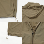 Men's Sports Jacket Factory - OEM Outdoor UV Proof Waterproof Anti-Wrinkle Zipper Hood