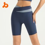 Lulu Yoga Pants Factory - OEM Solid Color Double Hair Grinding High Waist Spandex