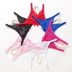 Sexy Thongs Factory - OEM Ladies Lace Crotchless Erotict Opening Lingerie