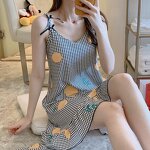 Satin Pajamas Manufacturer - OEM Womens Bamboo Cotton Lace Slips Nightgowns