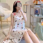 Satin Pajamas Manufacturer - OEM Womens Bamboo Cotton Lace Slips Nightgowns