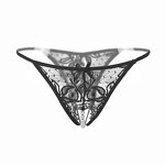 Sexy Thongs Factory - OEM Ladies Lace Crotchless Erotict Opening Lingerie
