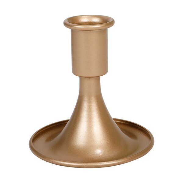 Taper Candlestick Manufacturer - OEM Gold Small Metal Iron Vintage for Table Wedding