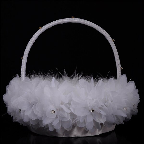 Wedding Flower Girls Baskets Factory - OEM Wholesale Romantic Rhinestone for Birthday Decor