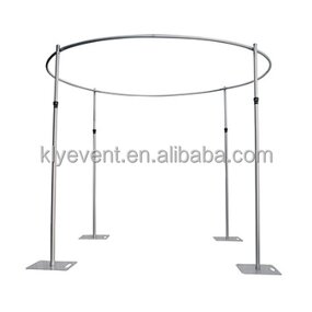 Round Dome Curtain Stand Factory - OEM Adjustable Frame for Wedding Party Photo Booth