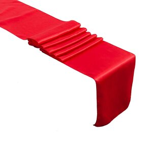 Satin Table Runner Manufacturer - OEM Christmas Cheap Shiny Wedding Decoration Hotel