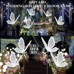 LED Butterfly Hanging Light Factory - OEM Wedding Ceiling Large Wings Floor Lamp Ornament