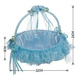 Bridal Flower Basket Manufacturer - OEM Mini Gift Bamboo Lace Bowknot for Wedding Party