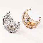 Moon Candlestick Lantern Factory - OEM Creative Gold Plating for Home Living Room