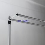 Telescopic Backdrop Manufacturer - OEM Portable Double Layer Crossbar Pipe and Drape