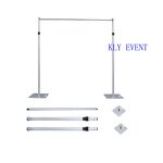 Single Crossbar Stand Factory - OEM Adjustable Backdrop for Wedding Party Photo Booth
