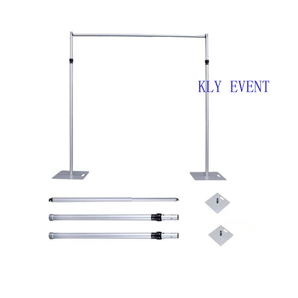 Single Crossbar Stand Factory - OEM Adjustable Backdrop for Wedding Party Photo Booth