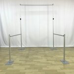 Pipe and Drape Stand Factory - OEM Adjustable Trade Show Booth for Exhibition Display