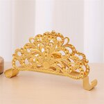 Gold Metal Napkin Stand Manufacturer - OEM for Home Hotel Restaurant Elegant Table Decorative