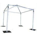 Wedding Curtain Stand Manufacturer - OEM Durable Pyramid Top for Ceremony Venue Party