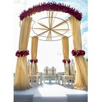 Double Round Top Stand Factory - OEM Adjustable Curtain Frame for Wedding Decoration Backdrop