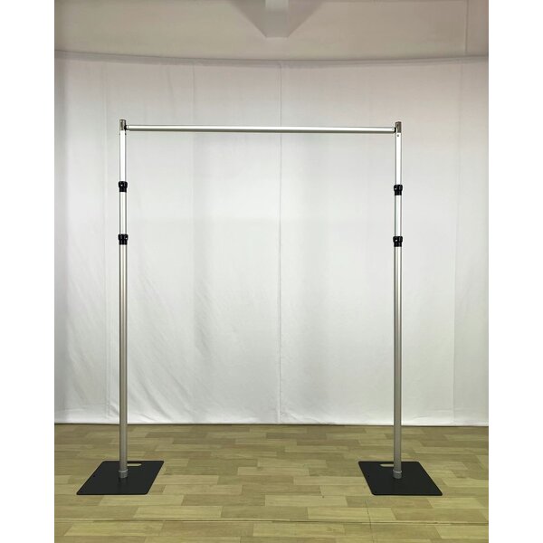 Three Section Pipe Stand Manufacturer - OEM Adjustable with Sturdy Base for Wedding Stage
