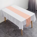 Satin Table Runner Manufacturer - OEM Christmas Cheap Shiny Wedding Decoration Hotel