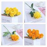 Artificial Red Roses Bouquet Factory - OEM Wholesale Silk Flowers for Wedding Party Birthday