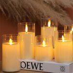 Ivory LED Candle Manufacturer - OEM Flameless Plastic Electronic Battery Control Flickering