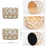 Round Candle Holder Factory - OEM Wholesale European Romantic Metal Crystal Tea Light