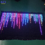 RGB LED Star Curtain Factory - OEM Colorful Programmable Backdrop for DJ Wedding Party
