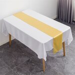 Satin Table Runner Manufacturer - OEM Christmas Cheap Shiny Wedding Decoration Hotel