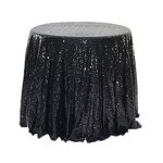 Sequin Table Cloth Manufacturer - OEM Wholesale Round Shiny Polyester for Party Wedding