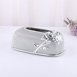 Plastic Napkin Box Factory - OEM Hight Quality Flower Tissue Box for Home Decoration