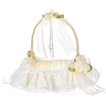 Bridal Flower Basket Manufacturer - OEM Mini Gift Bamboo Lace Bowknot for Wedding Party