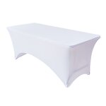 Cocktail Table Cover Manufacturer - OEM Wholesale Rectangle Elastic Black Spandex Polyester