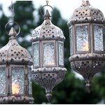 Moroccan Lanterns Factory - OEM European-Style Antique Iron Glass Hanging Decorative