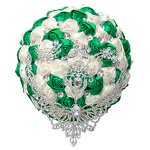 Artificial Silk Rose Bouquet Manufacturer - OEM Luxury Handmade with Satin Ribbon Crystal