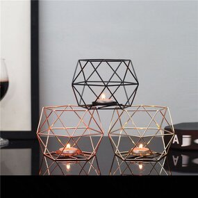 Candle Holder Manufacturer - OEM Hollow Out Metal Iron Votive Tealight Lanterns