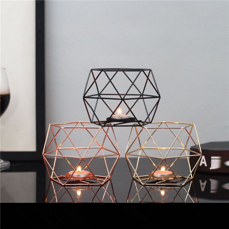 Candle Holder Manufacturer - OEM Hollow Out Metal Iron Votive Tealight Lanterns