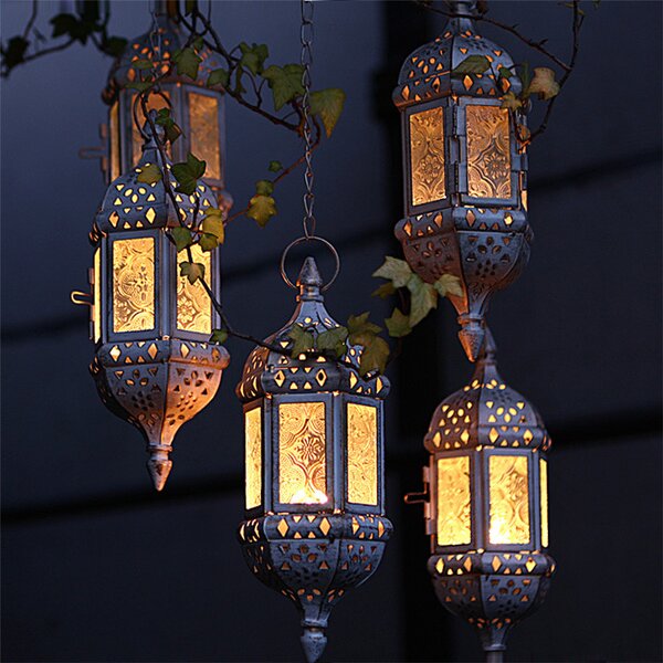 Moroccan Lanterns Factory - OEM European-Style Antique Iron Glass Hanging Decorative