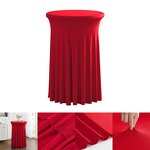 Round Tablecloth Factory - OEM Hight Quality Elastic Spandex for Party Bar Table