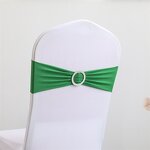 Chair Sash Factory - OEM Banquet Solid Color Decorative Bow Elastic Straps