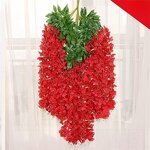 Artificial Silk Wisteria Factory - OEM Wholesale Set of 12 Vine Hanging Wall Ceiling