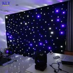 Twinkling LED Curtains Factory - OEM Customized Blue White for Wedding Event Party