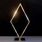 Wrought Iron Candle Holder Manufacturer - OEM Wholesale Luxury Gold Metal Crystal Stand