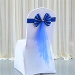 Chair Sashes Manufacturer - OEM Wedding Stretch Spandex Yarn Chiffon Bow Tie