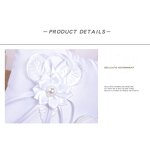 Wedding Ring Pillow Factory - OEM Wholesale Western-Style White Flower Square Camellia