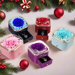Preserved Rose Jewelry Box Manufacturer - OEM Wholesale Luxury Creative with Necklace Accessory
