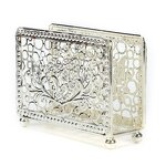 Metal Napkin Holder Manufacturer - OEM Wholesale Luxury Silver Gold Hollowed Tissue Rack