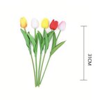 Real Touch Artificial Flowers Factory - OEM Top Selling Pu Real Touch Tulips Office